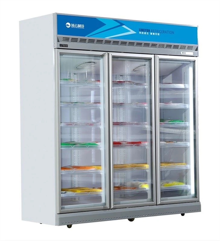 Vertical Glass Display Cabinet